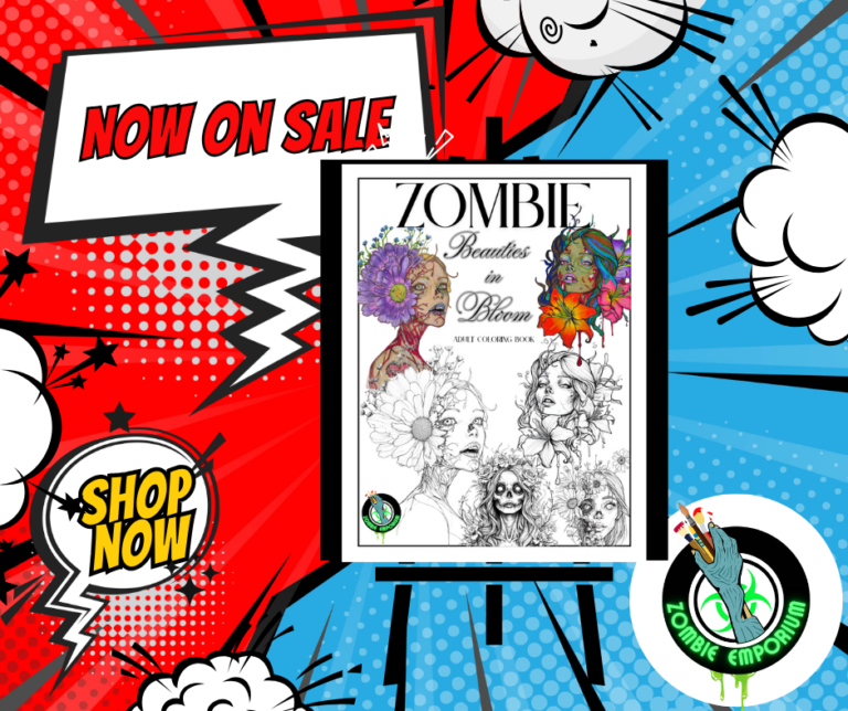 Welcome Zombie Beauties in Bloom: Undead Blooms in a Dark Floral Fantasy