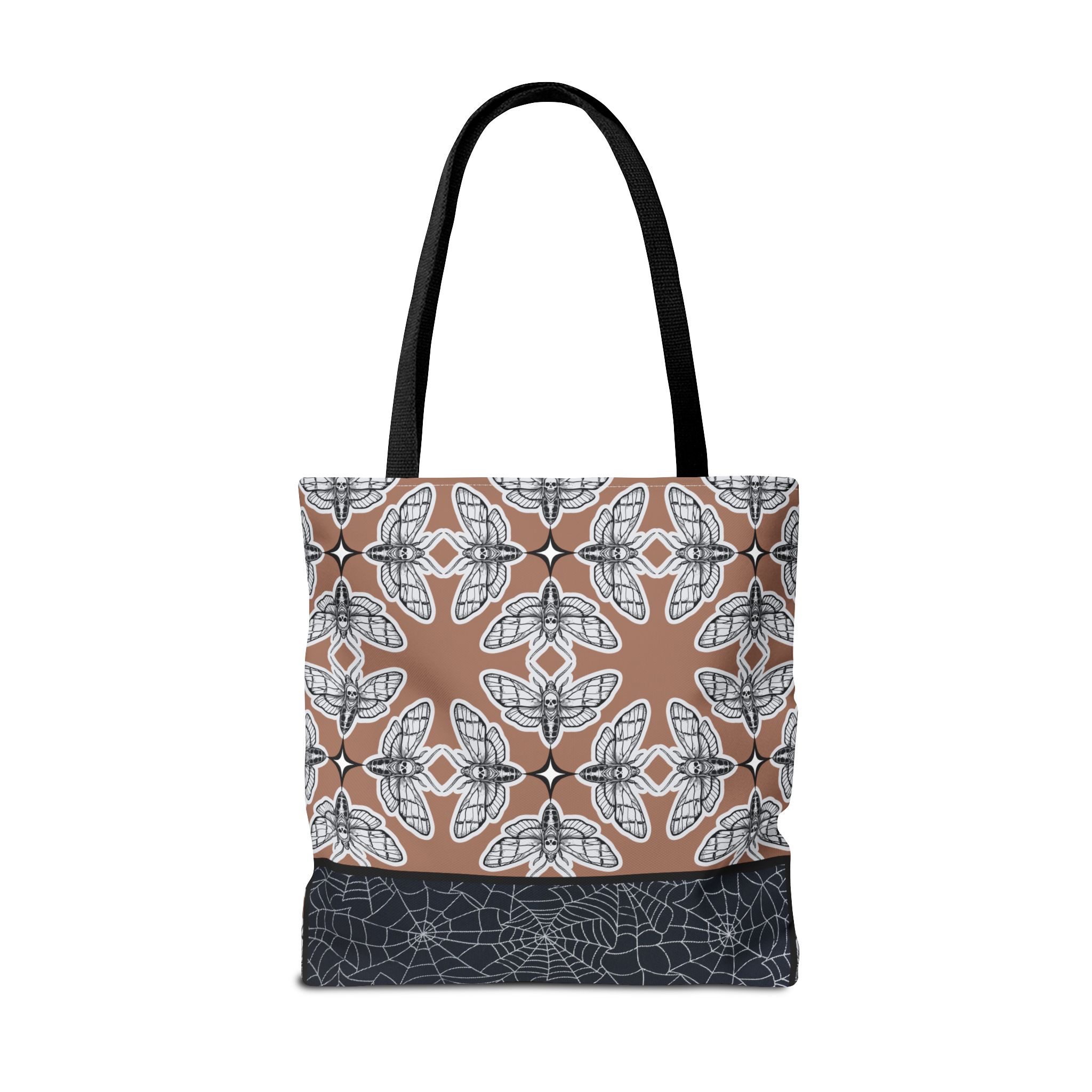 Deaths Moth Mocha Mousse Tote Bag: Gothic Stylish Carryall for Everyday Use, Eco-Friendly Shopping, Goth Vibes, Gift for Her, Festival Essentials - Image 12