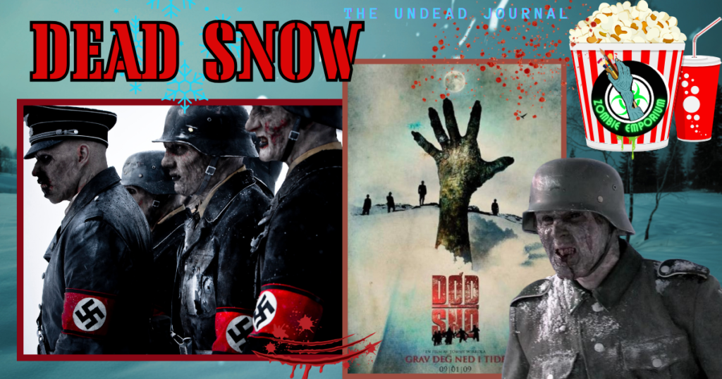 Dead Snow Zombie movie that is under rated blog graphic for The Undead Journal at Zombie Emporium