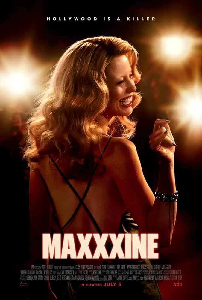 MaXXXine 2024 dark romance horror movie exploring obsession, ambition, and survival