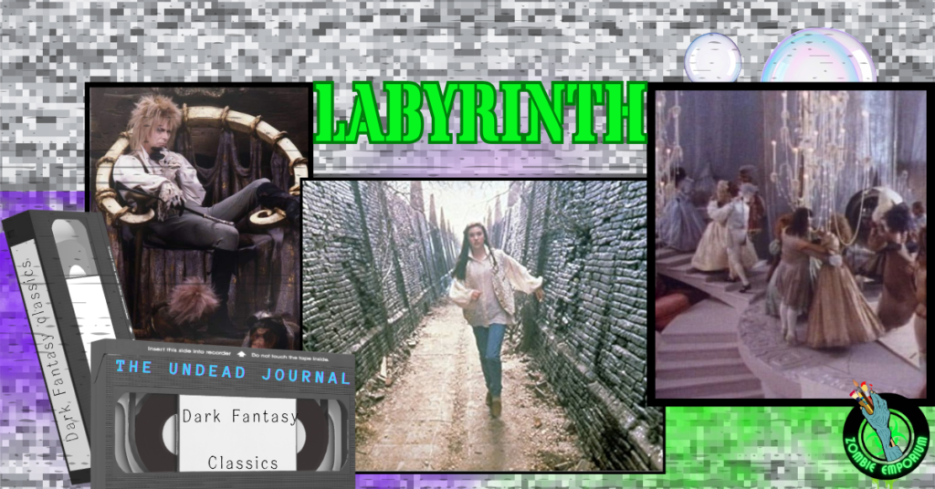 Labyrinth 1986 dark fantasy movie scene
